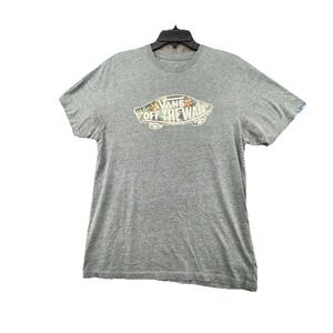 Vans T Shirt Mens Size Medium Custom Fit Off The Wall‎ Skate Street Wear